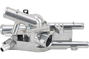 TRQ Thermostat with Housing Assembly Compatible with 2010-2015 Hyundai 2011-2015 Kia