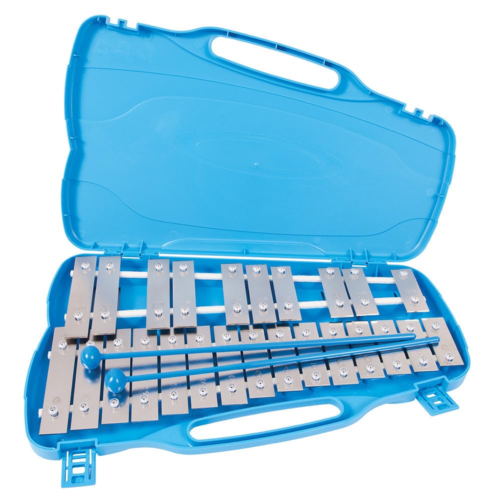 Performance Percussion G2-G4 25 Note Glockenspiel with Silver Keys