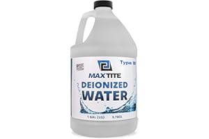 MAXTITE Type II Deionized Water - Laboratory Grade (1 Gallon)