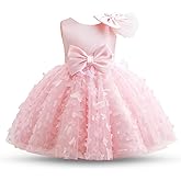 NNJXD Baby Girl Birthday Party Dress Tutu Toddler Girl Pageant Ball Gown