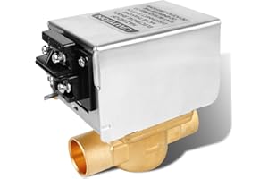 WERHOO V8043F1036 Zone Valve for, Replaces V8043F1093 40003916-048/U Replacement Head Actuator 2-way 4-Wire 24V Motor Normally Closed 3/4 Sweat Connection, Screw Terminal Board Connection