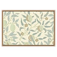 SIGNWIN Framed Canvas Wall Art Floral Pattern Canvas Prints Home Artwork Decoration for Living Room,Bedroom - 16x24 inches