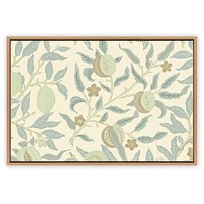 SIGNWIN Framed Canvas Wall Art Floral Pattern Canvas...