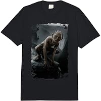 Lord Of The Rings Gollum 'My Precious' T-Shirt - Official Warner Bros Licensed, Black, Size S