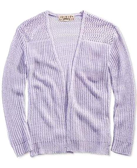 pink republic open front cardigan