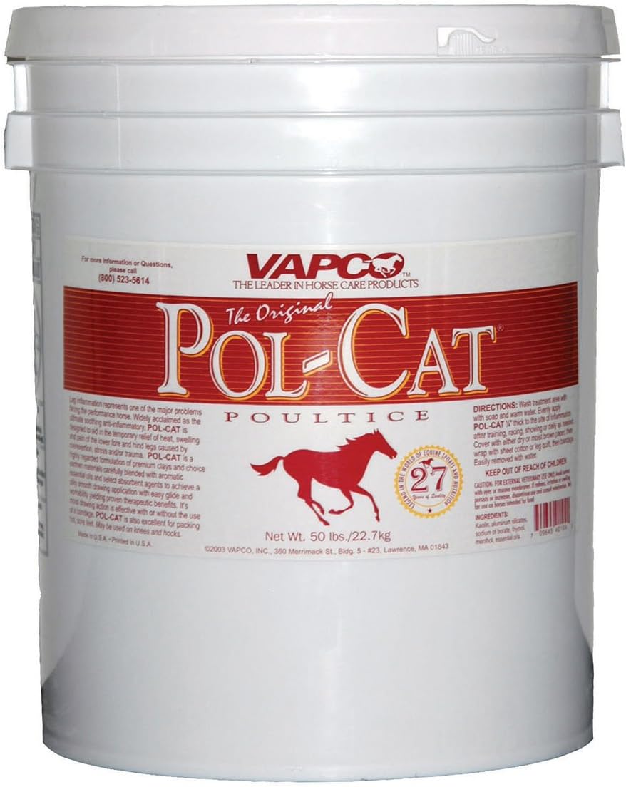 Vapco Pol-Cat Pain Reliever, Poultice, 40 lb