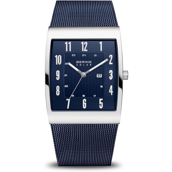 Amazon.com: Bering Men Analog Solar Collection Watch with