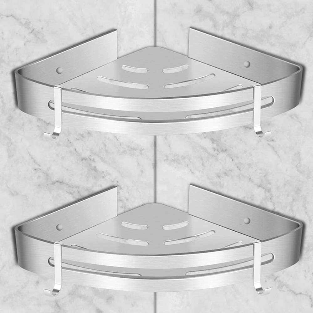 Shower Shelf for Bathroom Corner Shelves Without Drilling, Shower Caddy