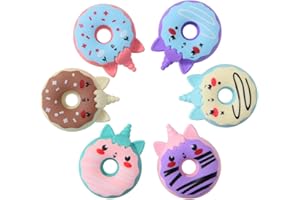 KUNFOWL 24 Pack 3D Donut Erasers for Kids, Boys and Girls - Fun Take Apart School Supplies, Prize Gifts, Party Favors