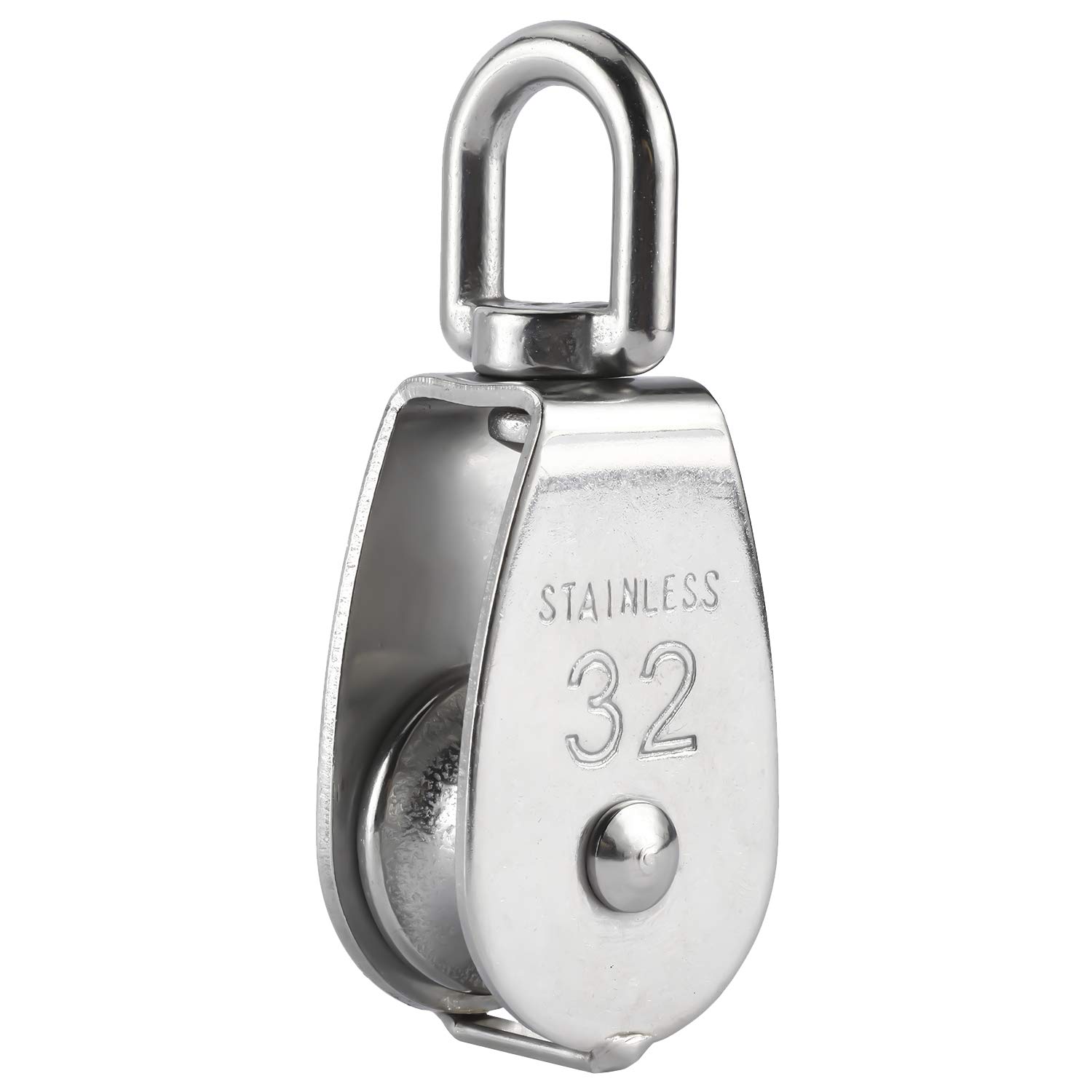 2 Artilife 2 Pack M32 Single Pulley Block in Heavy Duty 304 Stainless