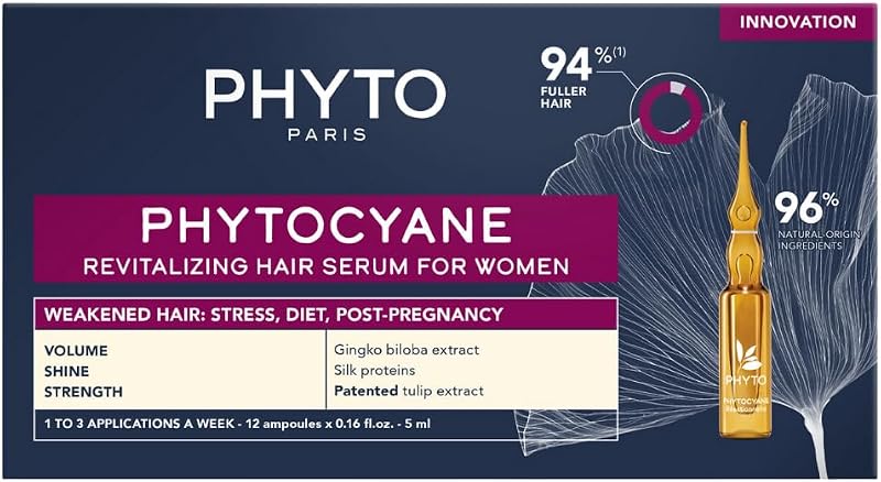 Phyto Phytocyane Anti-Hair Loss Treatment Women Ampoules 12 x 5ml