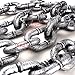 ZICOME 6-feet Plastic Grey & Black Chain Links Costume Accessory Halloween Decoration (Old)
