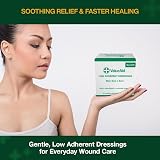 Value Aid 25 x Low Adherent Dressing Pads 5cm x 5cm Hypoallergenic Sterile view 7