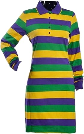 purple green and gold dress