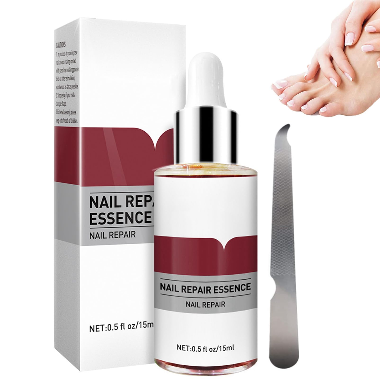 Nail Repair Essence - Nail Care Oil For Toenails - Extra Strong Nail Strengthener for Toenail - Fingernail & Toenail Care Solution