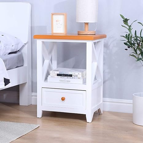 Amazon Com Zdnals Bedside Table Bedroom Night Stand Petite