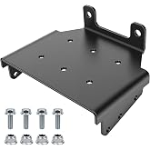 BSTGEKELY 5600.3344 ATV Winch Mount Compatible with Suzuki Eiger &amp; Vinson 4-Wheeler,Black