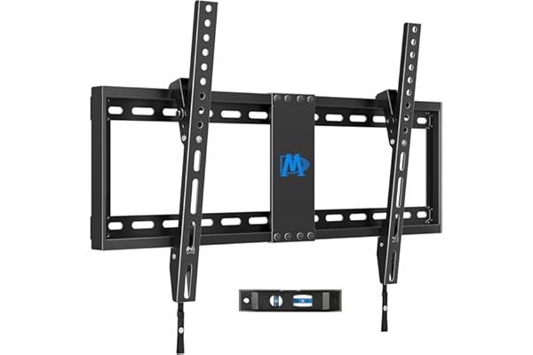 Mounting Dream TV Wall Mount for Most 37-75" TVs, Tilting TV Mount Low Profile up to VESA 600x400mm and 132 LBS Loading, Fits