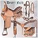 Silver Royal Desert Faith Saddle Package 16in BRNthumb 1