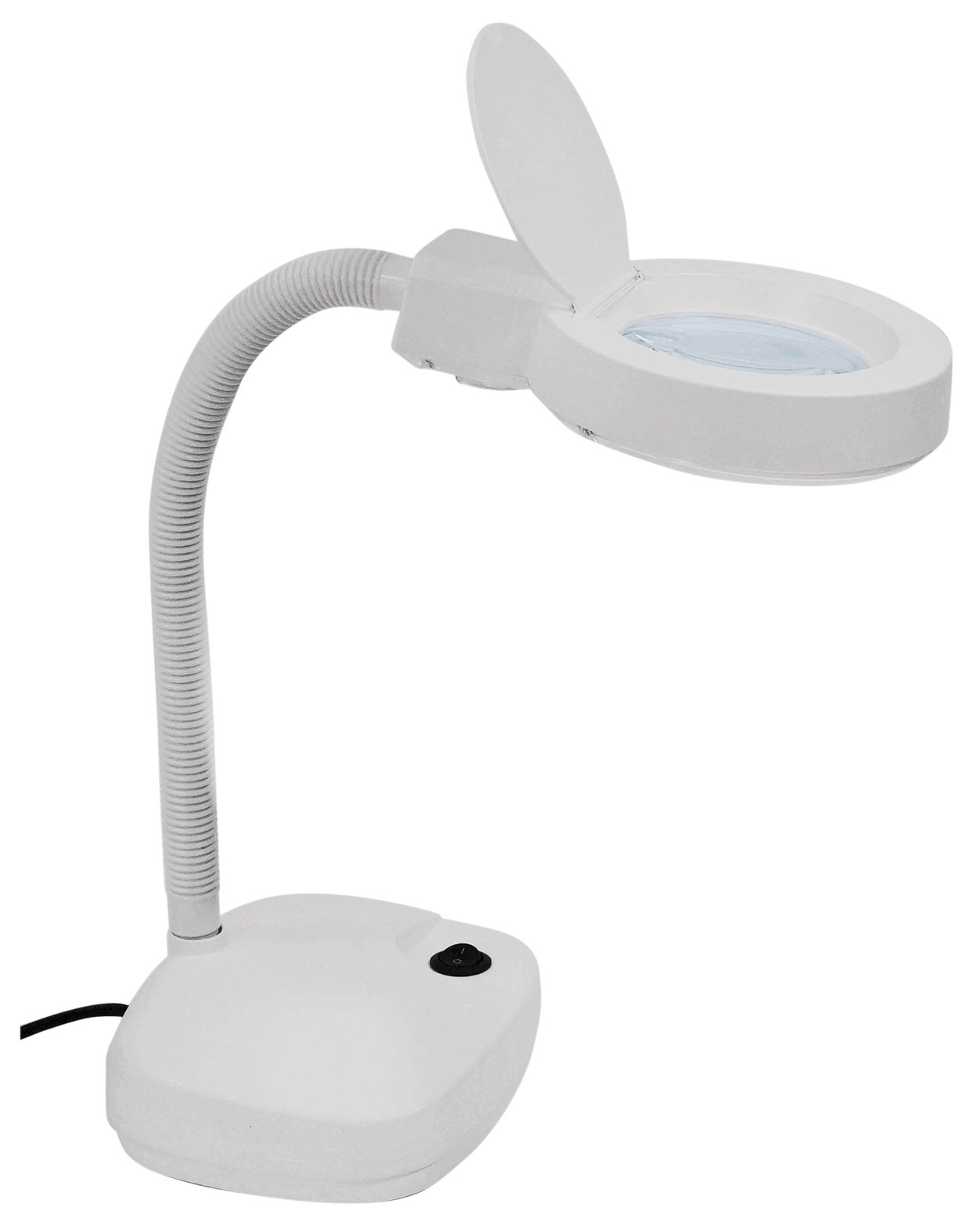 Eagle Desk top Adjustable Magnifier with 4" (100mm) Dual Function Lens (3x and 1 5x) Magnifying Glass with LED Light for Reading and Fine Inspection Work