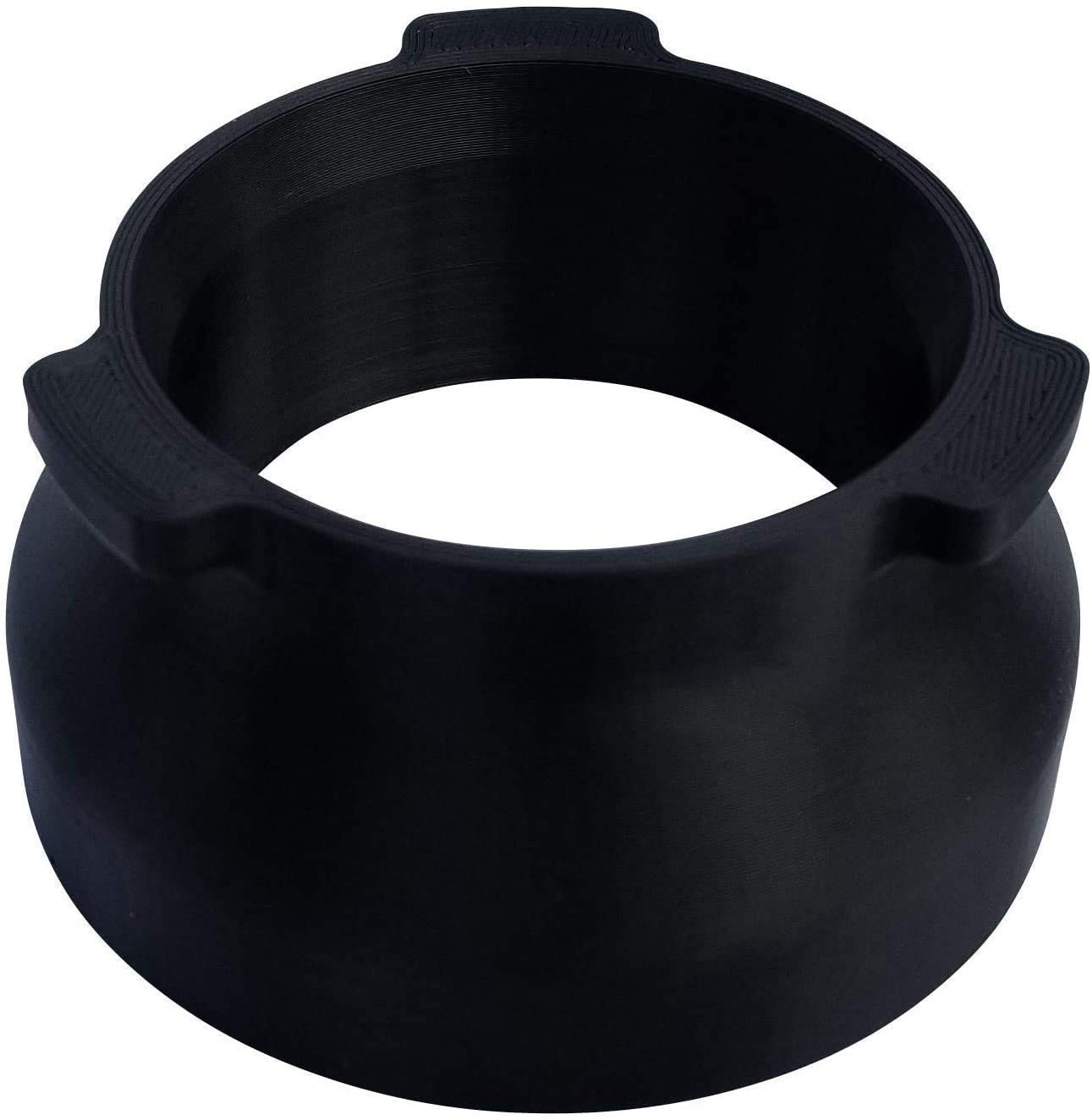 Dosing Funnel 54mm Espresso Coffee Accessories with Grinder Trigger for Sage Breville Portafilters Espresso Hand Free (Black)