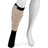 Juzo Reversible Versatile Support 30-60mmHg Calf Compression Wrap, Beige, L Regular