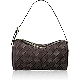 Handwoven Clutch Bag for Women Genuine Leather Evening Purse with Top Handle for Formal Events and Dinners