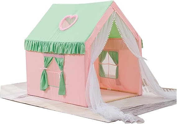 Tipizelt Kinder Indoor HOTUT Spielzelt Für Kinder, Spielhaus Schloss Zelt Kinder, Spielzelt Kinderzelt Indoor
