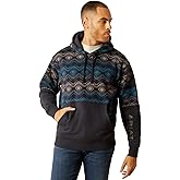 ARIAT mens Color Block Hoodie