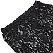 DITTMURI Women Sexy Mesh Sheer Floral Lace Hollow Out Footless Leggings Pants Tights Black