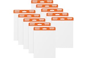 CIXILDTS Sticky Easel Pad, 25" x 30" Large Premium Self Stick Easel Paper for Students and Teachers, Flip Chart Paper, 30 Sheets/Pad, 10 Packs