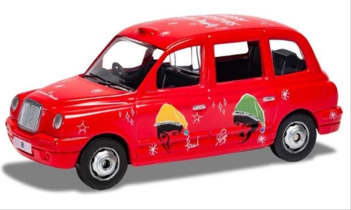 Corgi Diecast Model Cars - CC85933 The Beatles Christmas Taxi - Men & Women Souvenir Gifts from UK - Small Die Cast Toy Car Models for Boys, Gift for Motor Enthusiasts