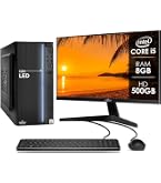 Computador Completo Intel Core i5 16GB HD 500GB Monitor 17