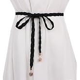 NIDMIDO Elegant Braid Belt for Women Woven Trendy Waist Belt Decorative Dress Belt for Women Girls Outfit