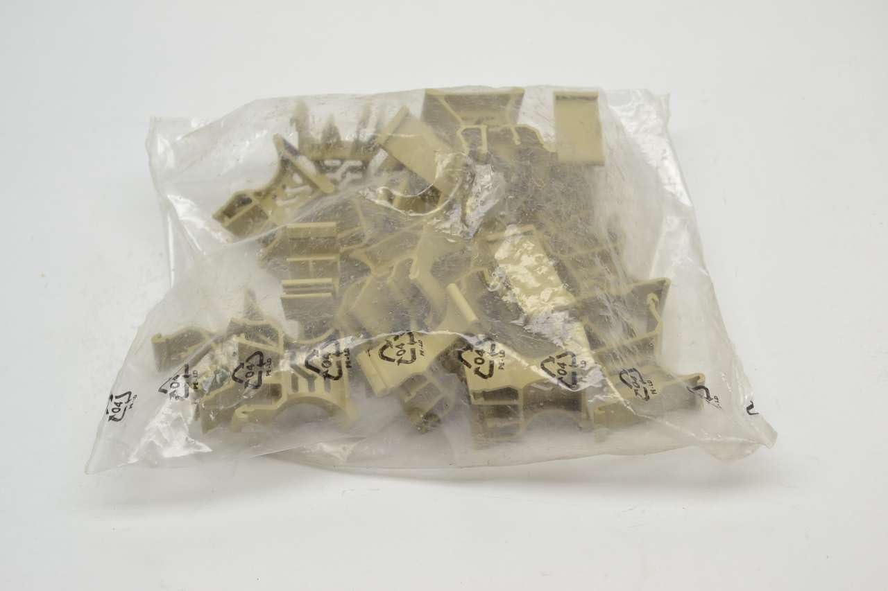 WEIDMULLER SCHT5 MARKER TAG HOLDER 44.5MM X 19.5MM BEIGE BLOCK TERMINAL B404539