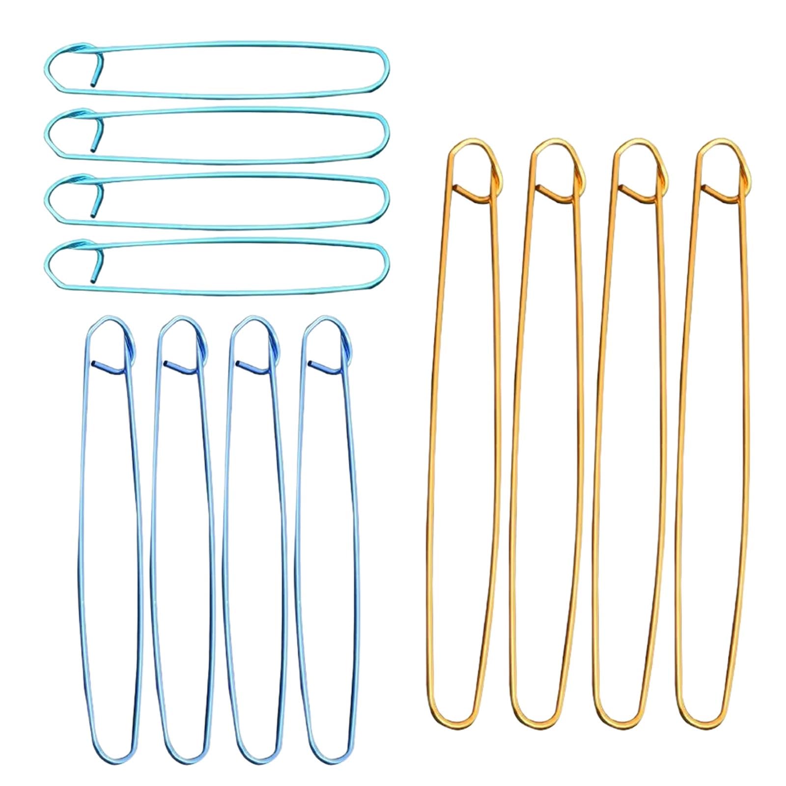 12 Pieces Knitting Stitch Holders For Knitting UK Accessories - Aluminum, Knitting Accessories