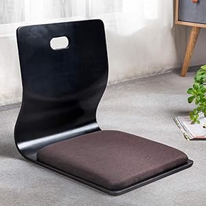 Game Chairs,Living Room Chair Japanese Legless Chair Bay Window Backrest Chair Lazy Chair Cushion,Floor Chair Lazy Sofa Game Meditation Floor Seating Floor Chairs with Back Support for Adults (N)