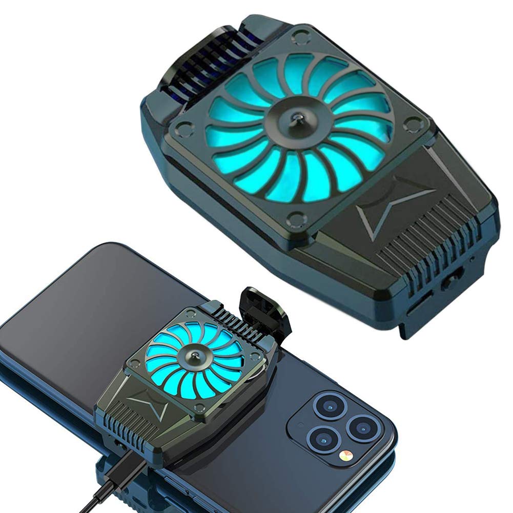 NACCY Cooling Pad, Portable Mobile Phone Radiator, Air Cooling Method, Compatible with 4-6.7 inch Mobile Phones