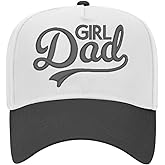 ALLNTRENDS Girl Dad Snapback Two Tone Hat Embroidered Cap Father's Day Hats