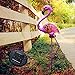 Garden Solar Lights Outdoor Solar Flamingo Garden Stake Light Decorative for Pathway, Patio, Lawn, Walkway and Yard