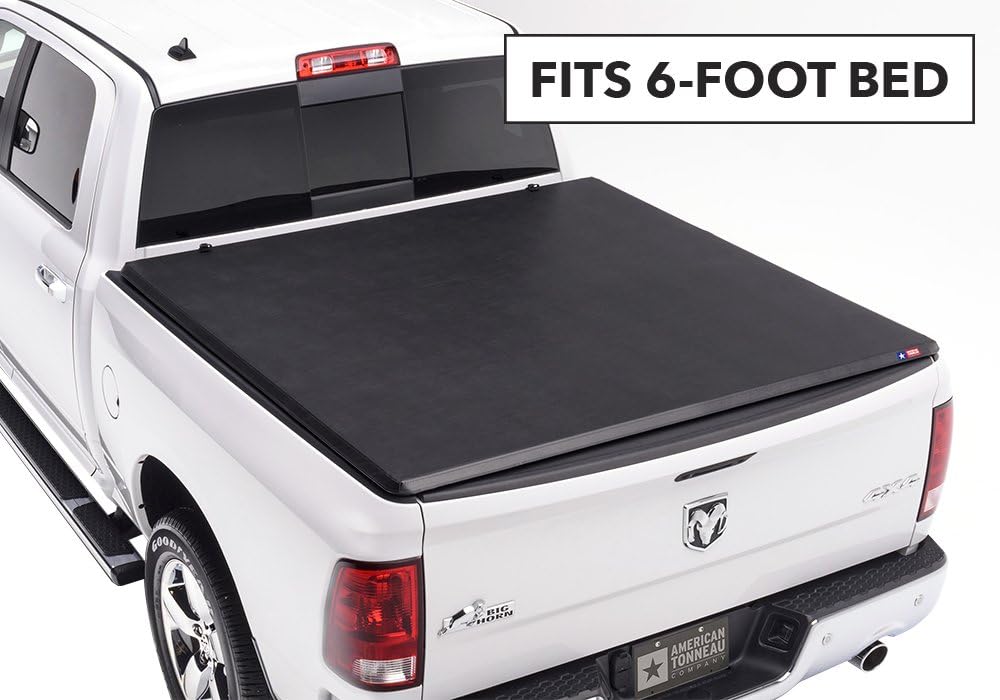 American Tonneau Company Hard Folding Truck Bed Tonneau Cover | 76309 | Fits 1982-11 Ford Ranger 6' Bed