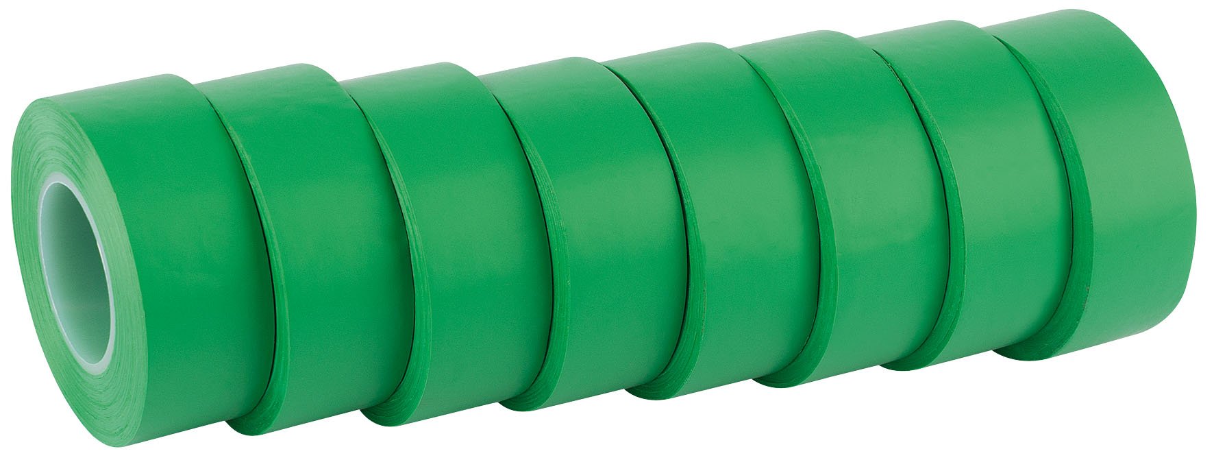 Draper 11914 Expert Insulation Tape, 10m x 19mm, Green, Pack of 8