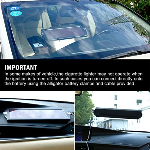 Zeal Life Solar Car Charger 12v 1 8w Solar Battery Trickle Charger