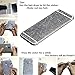 Gravydeals Iphone 6 Plus Screen Decal Rose iPhone 6 Plus/ 6S Plus (5.5 Inch) - Glittering Full Body Bling Luxury Glitter Sparkle Protector Film Sticker Decals Skin Cover Wrap