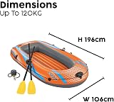 Bestway Kondor Elite 2000 Inflatable One Person Dinghy Boat view 3