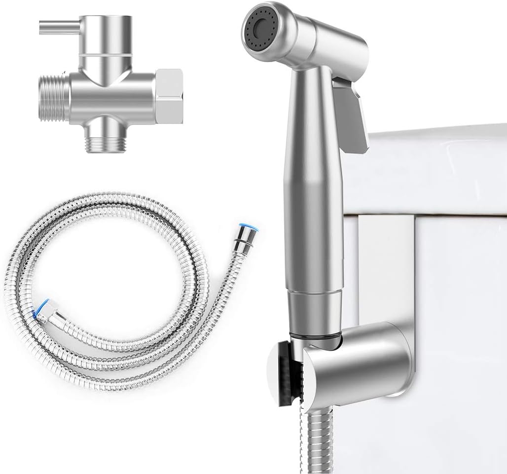 Eigso Handheld Bidet Sprayer Complete Premium Stainless Steel Bathroom Shattaf Sprayer Best Used For Personal Hygiene Potty Toilet Spray Eigso 002 Amazon Com