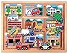 Melissa & Doug Deluxe Wooden Vehicles Maze Puzzle