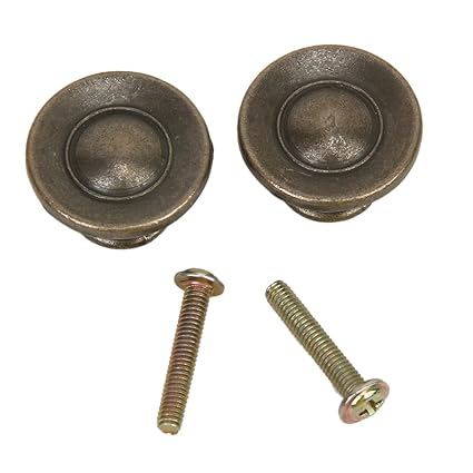 ShoppingLane Retro Style Sleek Drawer Cabinet Door Pull with Mounting Screw Home Office Decor 25MM