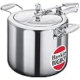 Hawkins Bigboy Aluminum 18 Litre Pressure Cooker with Separators and Grid to Cook Different Foods At the Same Time