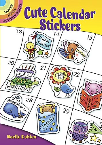 Cute Calendar Stickers (Dover Little Activity Books: Holidays &)